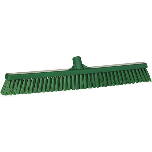 Balai-brosse &agrave; soies combin&eacute;es, Crins Cors&eacute;/Fin, 24", Polyester, Vert Kelford