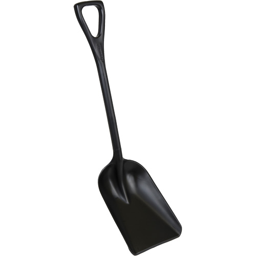 Pelle hygi&eacute;nique monopi&egrave;ce, Lame 10" x 6", Longueur de 37-1/2", Plastique, Noir Kelford