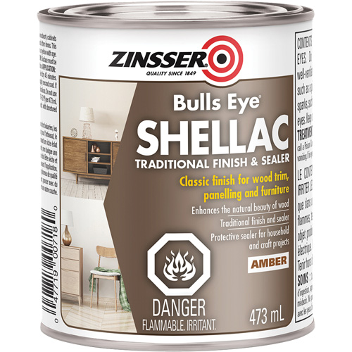 Scellant &agrave; la gomme-laque Zinsser Bulls Eye Kelford