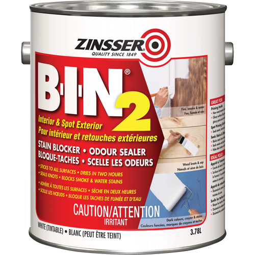 B-I-N&reg; 2 Primer, White, Very Flat, 3.78 L, Gallon Kelford