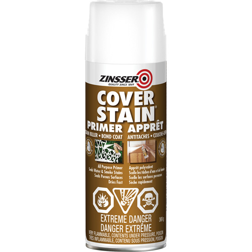 Cover Stain&reg; Oil-Base Primer Sealer, Aerosol Can, White Kelford