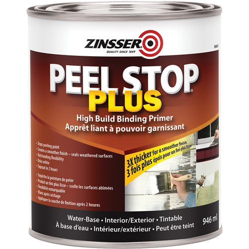 Peel Stop&reg; Plus High Build Binding Primer, 946 ml, Can, White Kelford