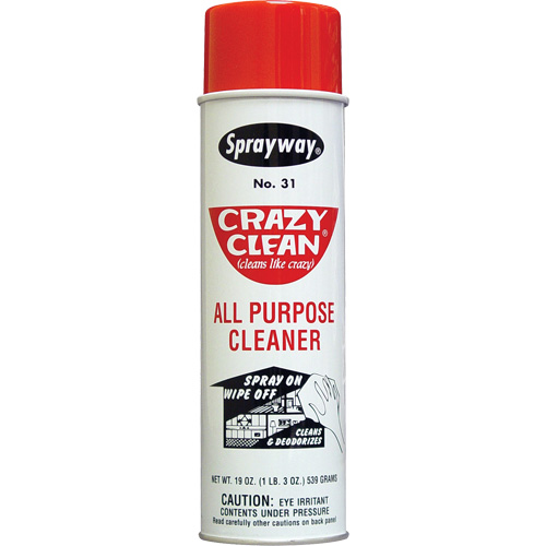 Crazy Clean&reg; All Purpose Cleaner, 20 oz., Aerosol Can Kelford