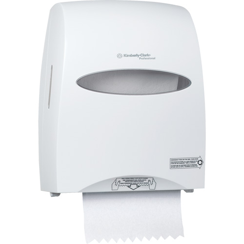 Distributeur de serviettes en rouleaux durs Sanitouch, Manuel/Sans contact, 12,63" la x 10,2" p x 16,13" h Kelford
