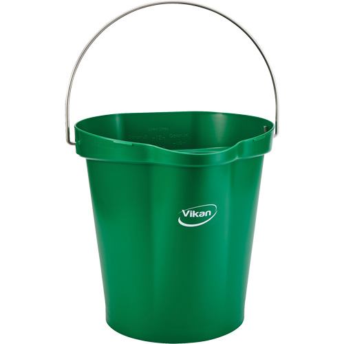 Seau pour l'hygi&egrave;ne des aliments, Vert, 3 gal. US Kelford