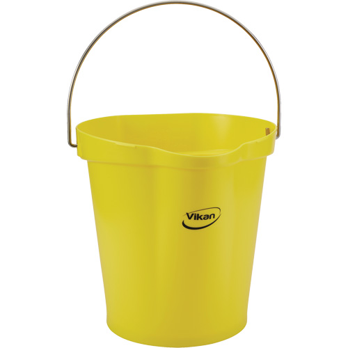 Seau pour l'hygi&egrave;ne des aliments, Jaune, 3 gal. US Kelford