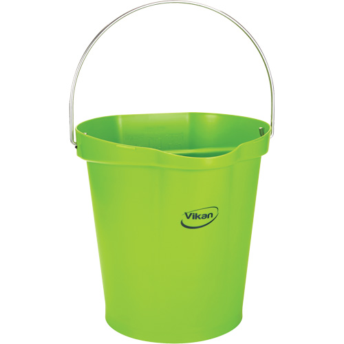 Seau pour l'hygi&egrave;ne des aliments, Lime, 3 gal. US Kelford