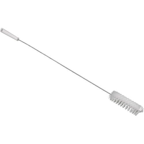 Brush with Flexible Handle, Medium Bristles, 36" Long, White Kelford