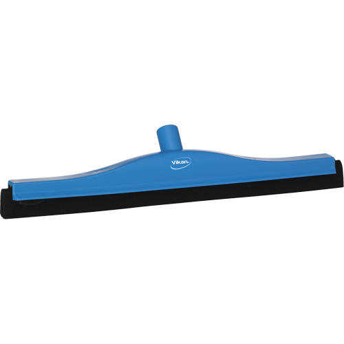 Fixed Head Food Hygiene Floor Squeegee, 20", Blue Kelford