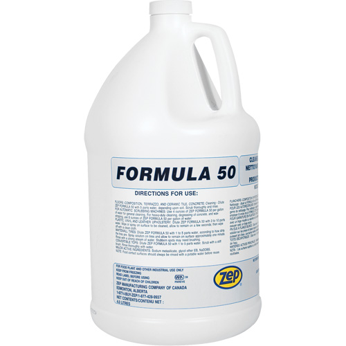Formula 50 Heavy-Duty Alkaline Cleaner, 4 L, Jug Kelford