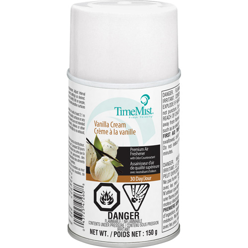 TimeMist&reg; Industrial Strength Air Freshener, Vanilla Cream, Aerosol Can/Cartridge Kelford