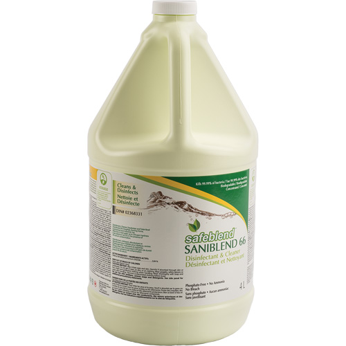 SaniBlend 66 Concentrated Disinfectant Cleaner, 4 L, Jug Kelford