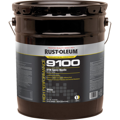 Base de mastic &eacute;poxy DTM du syst&egrave;me 9100, Blanc, 5 gal., Seau Kelford