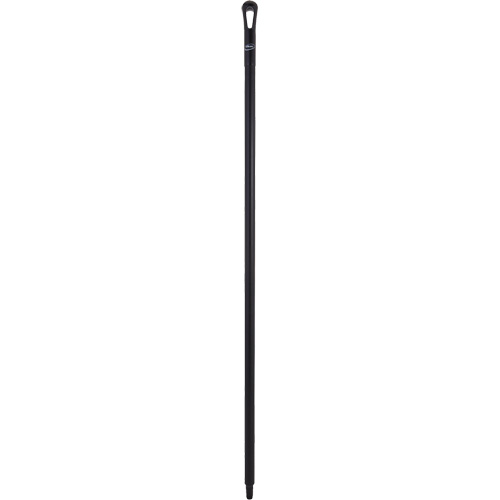 Ultra Hygiene Handle, Broom/Brush/Scraper/Squeegee, Black, Ergonomic, 59" L Kelford