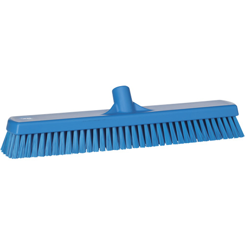 Brosse &agrave; r&eacute;curer pour planchers et murs, Crins Ferme, 19", Polyester, Bleu Kelford