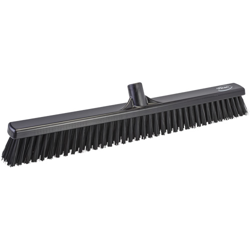 T&ecirc;te de balai-brosse &agrave; soies combin&eacute;es, Crins Cors&eacute;/Fin, 24", Polyester, Noir Kelford