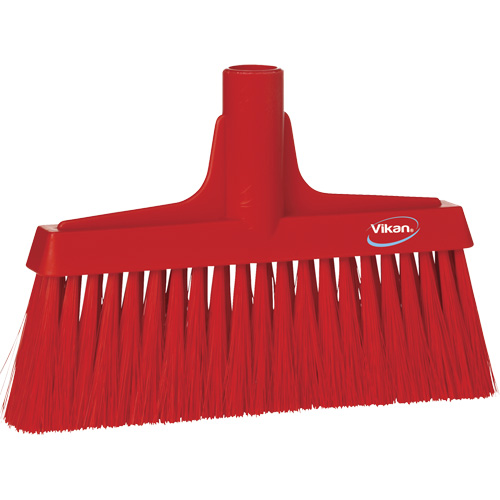 T&ecirc;te de balai droit, Crins Cors&eacute;/Fin, 10-1/4", Polyester, Rouge Kelford
