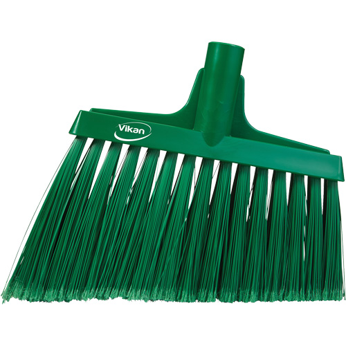 T&ecirc;te de balai oblique, Crins &agrave; bout ouvrant, 11-1/2", Polyester, Vert Kelford