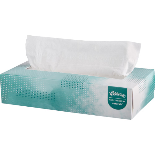 Kleenex&reg; Naturals Facial Tissues, 2 Ply, 8.4" L x 8" W, 125 Sheets/Box Kelford
