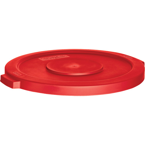 Waste Container Lid, Flat Lid, Plastic, Fits Container Size: 24" Dia. Kelford