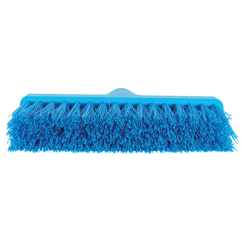 Balai oblique ColorCore, Crins Moyen, 10", Polypropyl&egrave;ne, Bleu Kelford
