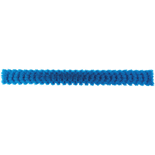 ColorCore Push Broom, Fine Bristles, 24", Polypropylene, Blue Kelford