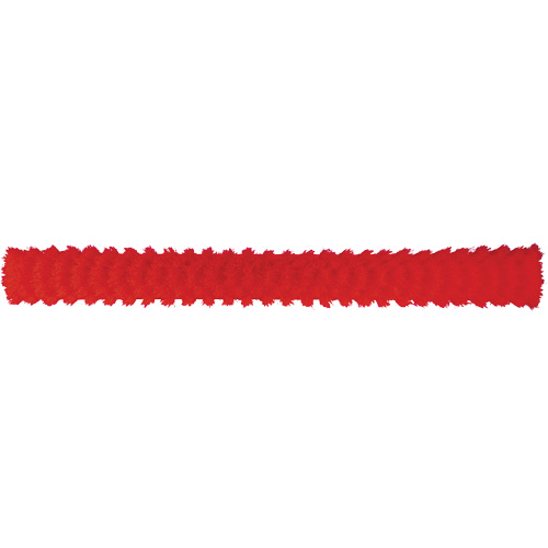 ColorCore Push Broom, Fine Bristles, 24", Polypropylene, Red Kelford