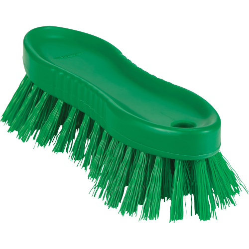 ColorCore Hand Brush, Stiff Bristles, 6" Long, Green Kelford