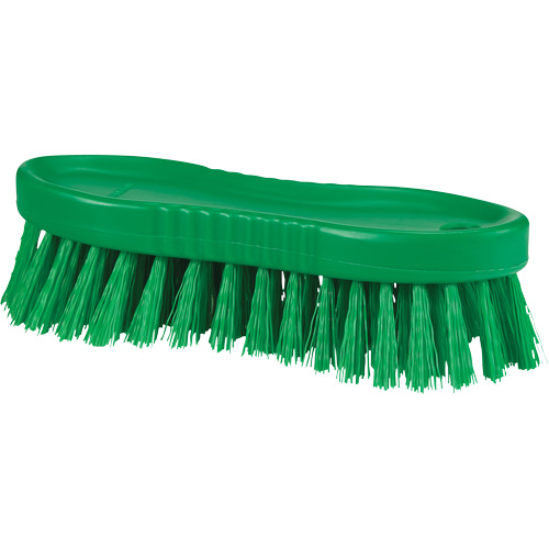 ColorCore Hand Brush, Stiff Bristles, 6" Long, Green Kelford