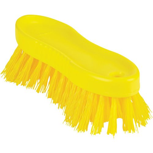 ColorCore Hand Brush, Stiff Bristles, 6" Long, Yellow Kelford