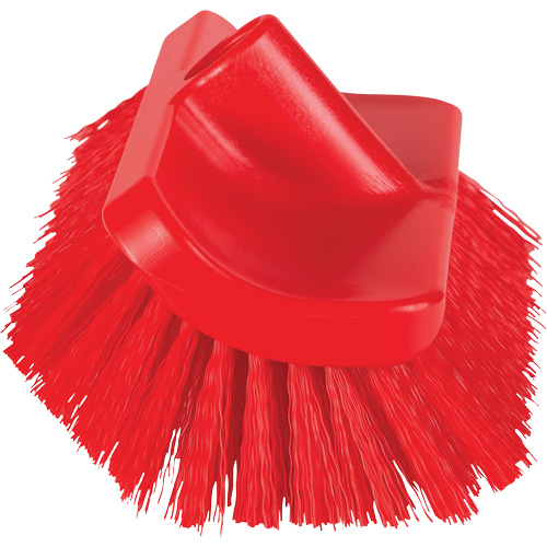 Brosse &agrave; angle double ColorCore pour surfaces hautes et basses, Soies Ferme, Longueur de 10", Rouge Kelford