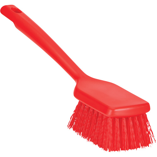 Brosse &agrave; manche court ColorCore, Soies Ferme, Longueur de 12", Rouge Kelford