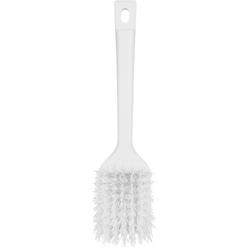 ColorCore Short Handle Brush, Stiff Bristles, 12" Long, White Kelford