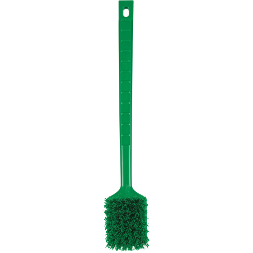 Brosse &agrave; manche long ColorCore, Soies Ferme, Longueur de 20", Vert Kelford