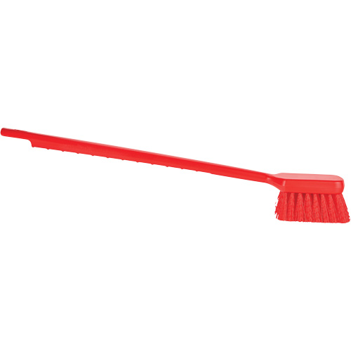 Brosse &agrave; manche long ColorCore, Soies Ferme, Longueur de 20", Rouge Kelford