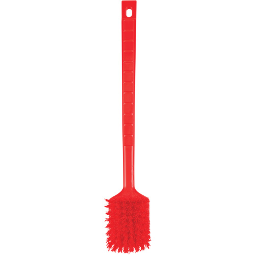 Brosse &agrave; manche long ColorCore, Soies Ferme, Longueur de 20", Rouge Kelford