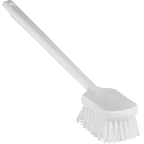 ColorCore Long Handle Brush, Stiff Bristles, 20" Long, White Kelford