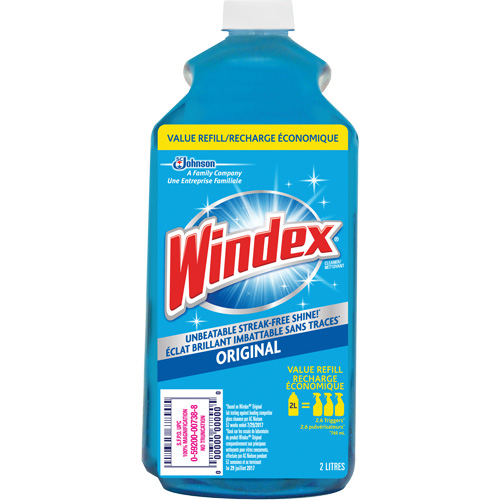 Windex&reg; Glass Cleaner Refill, 2 L, Bottle Kelford