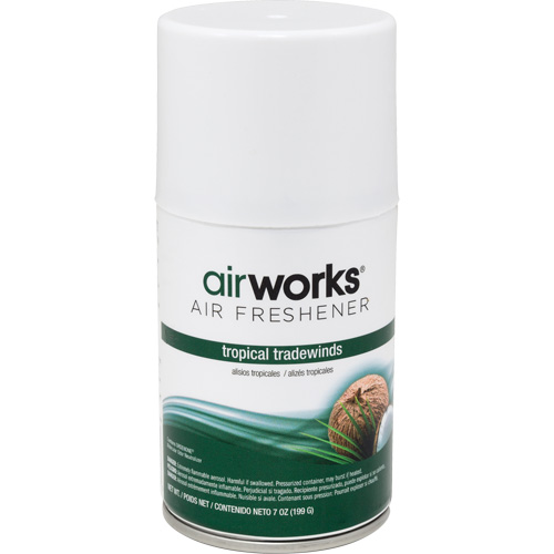AirWorks&reg; Metered Air Fresheners, Tropical Tradewinds, Aerosol Can Kelford