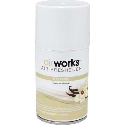 AirWorks&reg; Metered Air Fresheners, Very Vanilla, Aerosol Can Kelford