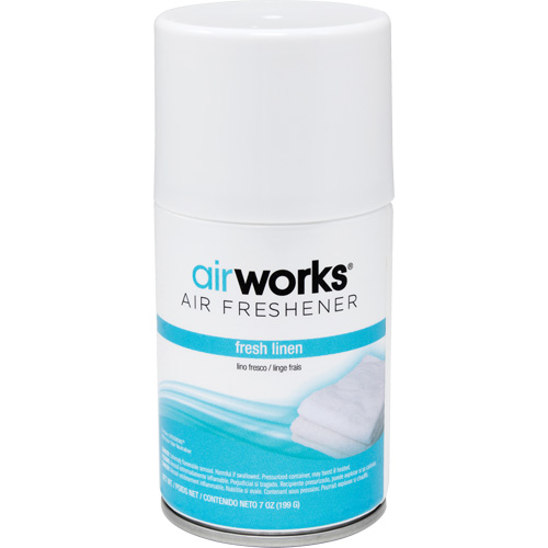 AirWorks&reg; Metered Air Fresheners, Fresh Linen, Aerosol Can Kelford