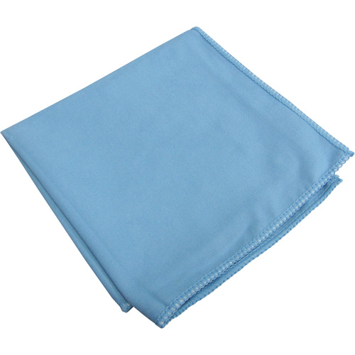 Chiffons sp&eacute;cialis&eacute;s pour vitres et miroirs, Microfibre, Bleu Kelford