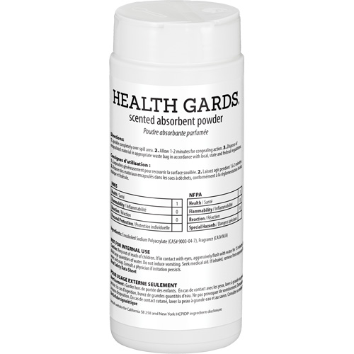 Poudre absorbante parfum&eacute;e Health Gards, 16 oz, Canette Kelford