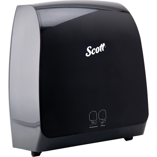 Distributeur de serviettes en rouleaux durs Scott Pro, &eacute;lectronique/Sans contact, 12,66" la x 9,18" p x 16,44" h Kelford