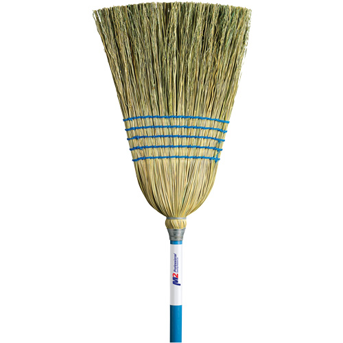 Light-Duty Indoor/Outdoor Corn Broom, 5-String, Wood Handle Kelford