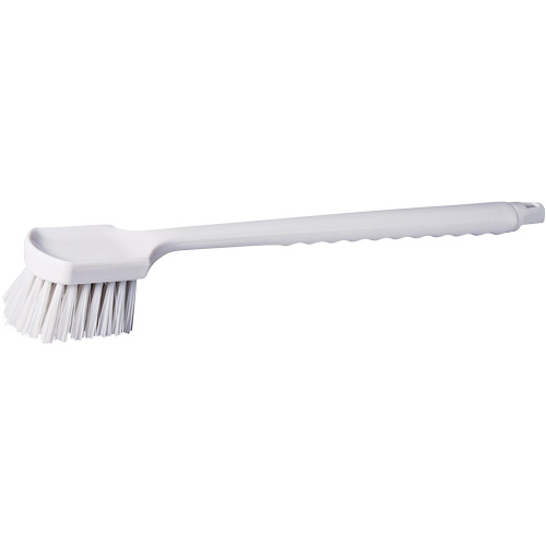 Long Handle Pot Brush, 20" L, Polypropylene Bristles, White Kelford