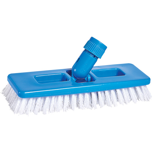 Universal Scrub & Grout Brush, 9" L, Polypropylene Bristles, White Kelford