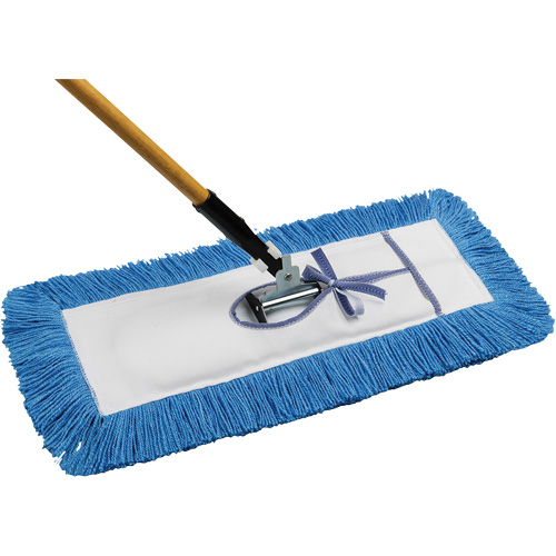 Static-H Dust Mop with Handle, Tie-On Style, Nylon, 24" L x 5" W Kelford
