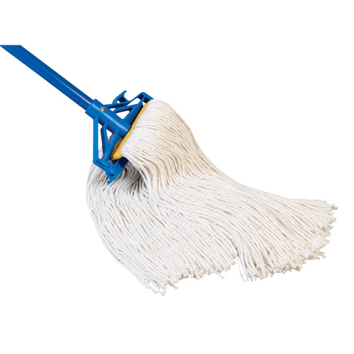 SynRay Wet Floor Mop with Handle, Rayon/Synthetic, 24 oz., Cut Style Kelford