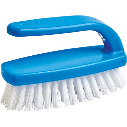 Nail Cleaning Brush, 4" L, Synthetic Bristles, Blue/White Kelford